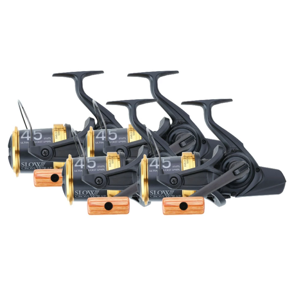 Moulinet Daiwa Emblem Carp 45 SCW Gold Pack X4 3 Moulinet Daiwa Emblem Carp 45 SCW Gold Pack X4