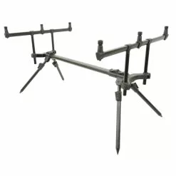 Rod Pod R-TYPE CarpOn Alu Black 3 Cannes -Fox Magasin rod pod r type carpon alu black 3 cannes 5