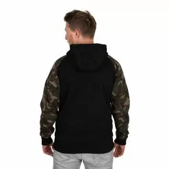 Sweat Fox Black & Camo Raglan Hoody -Fox Magasin sweat fox black camo raglan hoody 1
